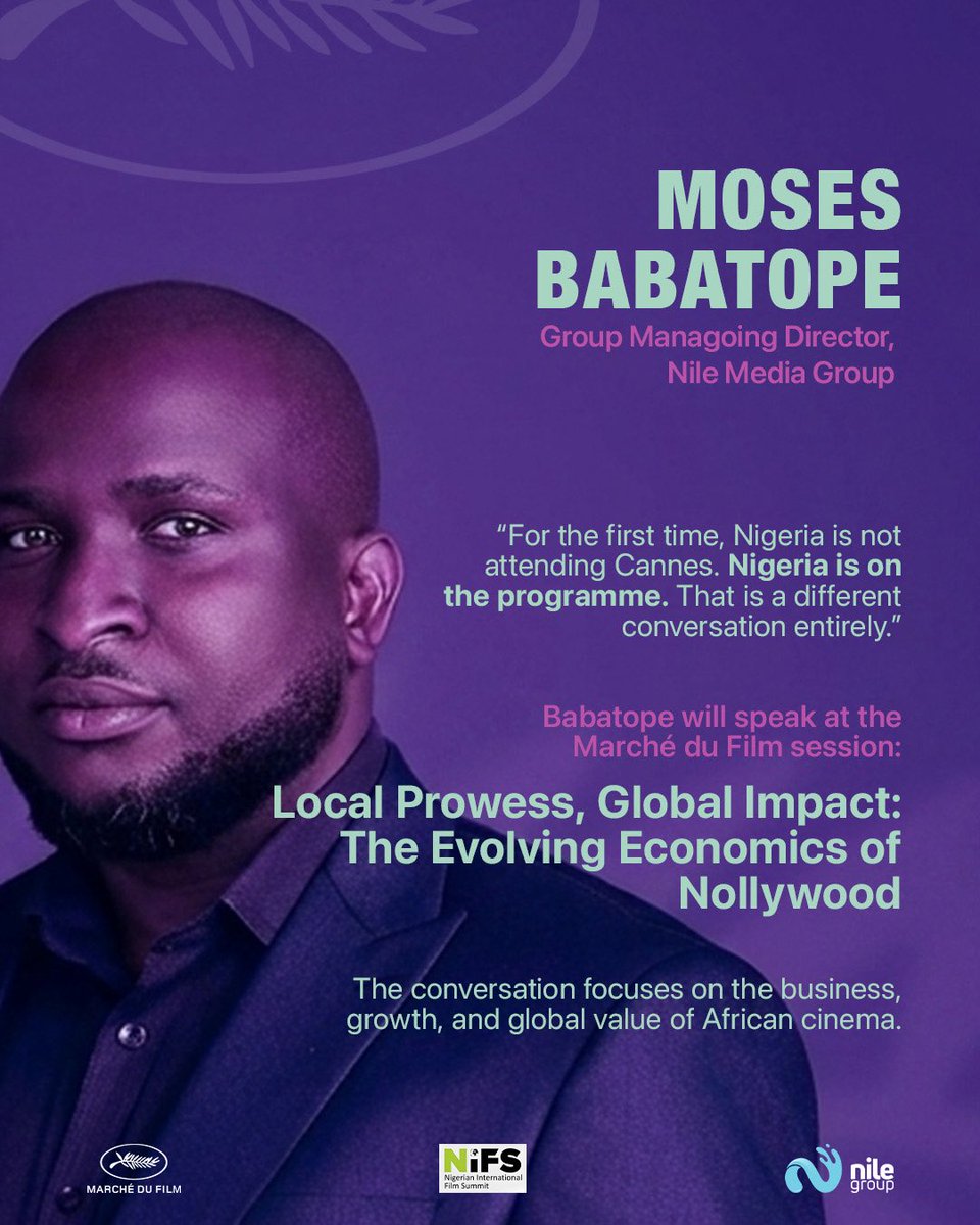 TheNilegroup_'s tweet photo. In partnership with @Nile_ent, @nifsummit continues to build bridges between Nigeria and the global market, creating opportunities that expand the visibility, commercial strength, and international reach of African storytelling. https://t.co/2kPATD7Gf2