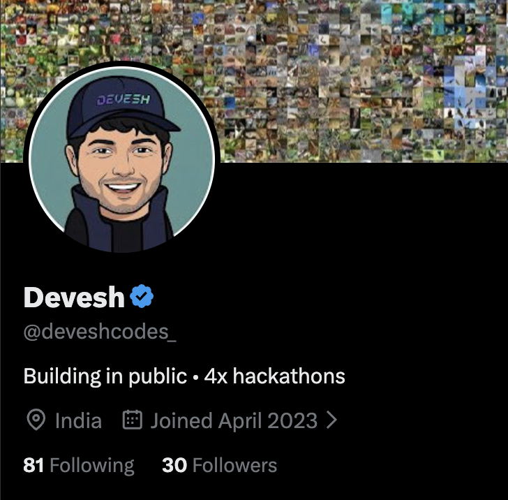 Devesh tweet media