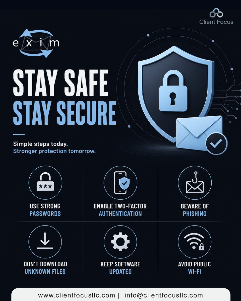 ClientFocu76462's tweet photo. Cybersecurity starts with everyday habits. Strong passwords, two-factor authentication, and staying alert online can protect your data from growing digital threats. Small steps today can prevent major risks tomorrow.

#CyberSecurity #OnlineSafety #DigitalSecurity #StaySecure https://t.co/McZxcPnwin
