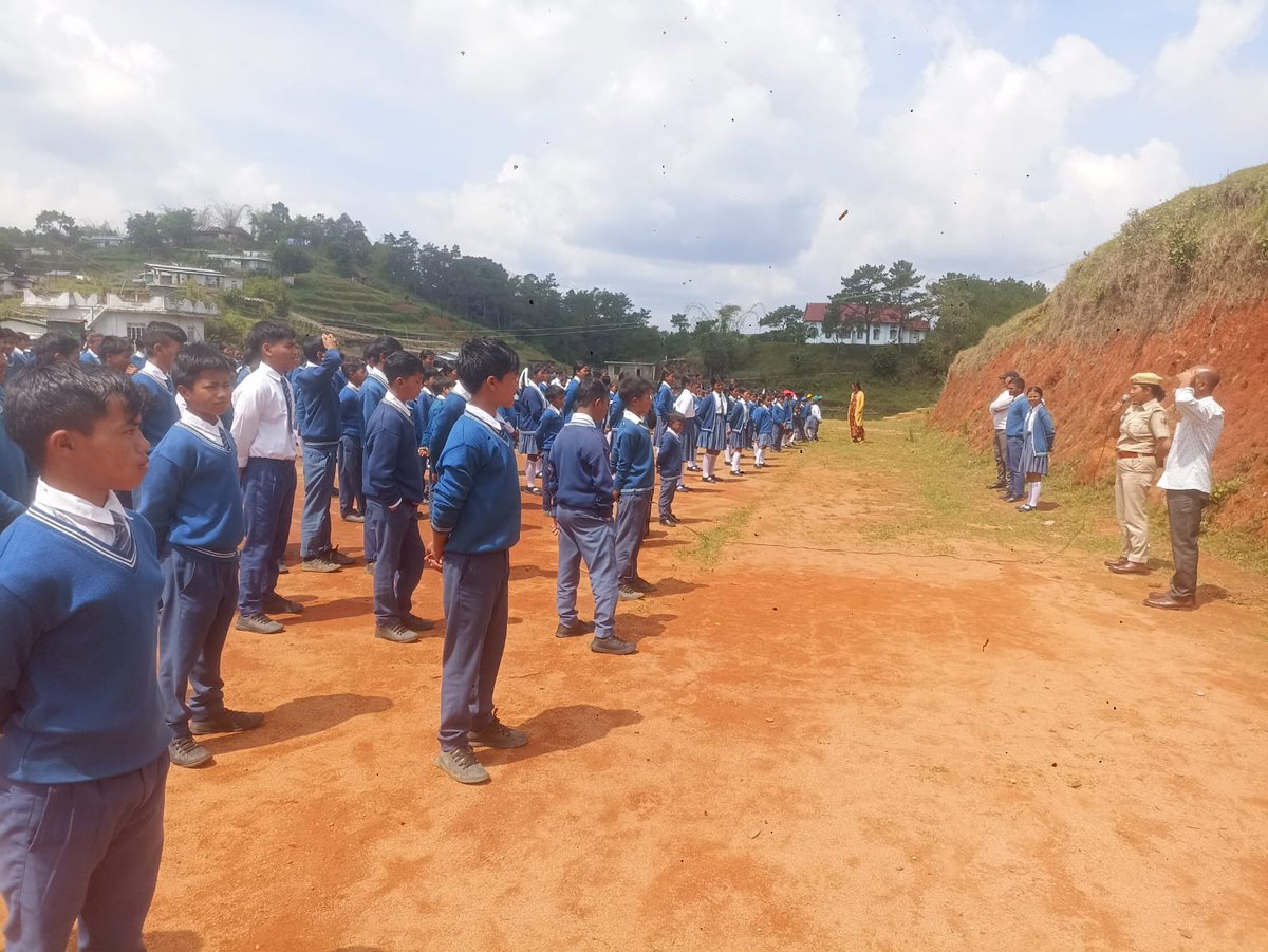 EasternDef's tweet photo. As part of the action plan to prevent child marriage, an awareness programme was conducted at Lawphiah Presbyterian Secondary School on 6/5/2026 and an Officer from Mairang Police Station had delivered a speech on the aforesaid Topics. 
@MeghalayaPolice https://t.co/6rRERVHWUF