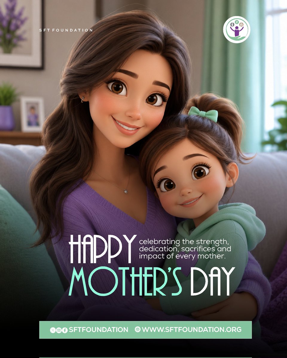SftFoundation's tweet photo. Happy Mother’s Day to every amazing mom and mother-figure.

Your love, strength, and sacrifice mean everything.

Show her love today, she deserves it.

#MothersDay #SFT #LoveYouMum #Gratitude #CelebrateMoms https://t.co/uKXBPXWjh2