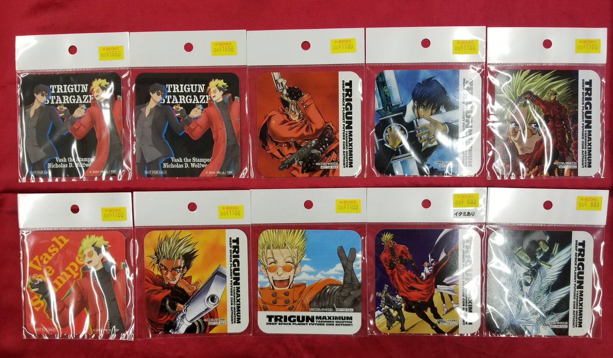 入荷情報】 『#TRIGUN』 〇トライガン展 ・入場者特典ミニ色紙