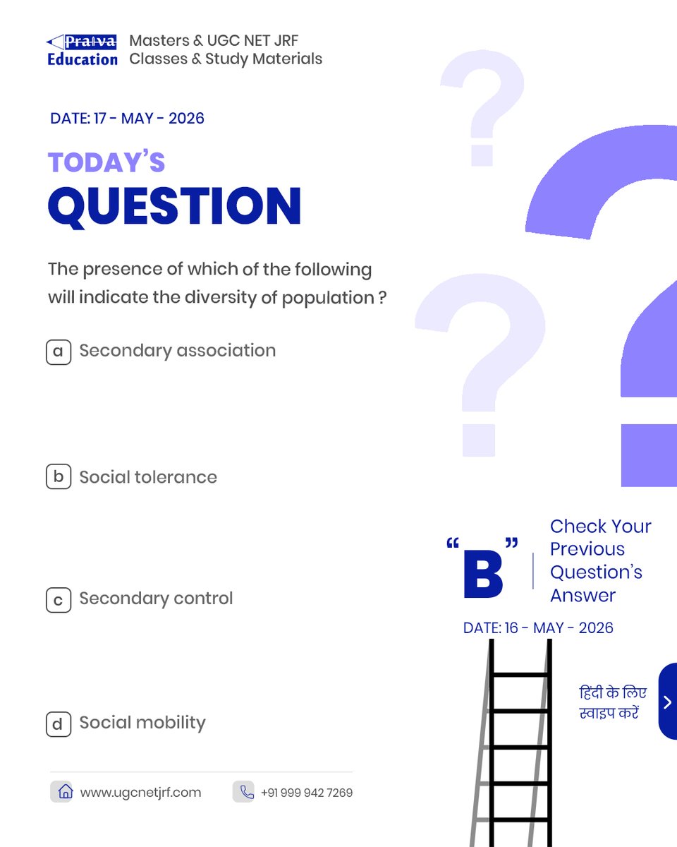 ugcnet_coaching's tweet photo. ✨ Question of the Day ✨

#QuestionOfTheDay #Education #PoliticalScience #SocialWork #Paper1 #DailyQuestions #PraivaEducation #UGCNET #UGCNETJRF #ExamPreparation #Learning #SelfStudy #StudyTime #Knowledge #CompetitiveExams #NET #JRF #NTA #AssistantProfessor https://t.co/yCadBjir3V