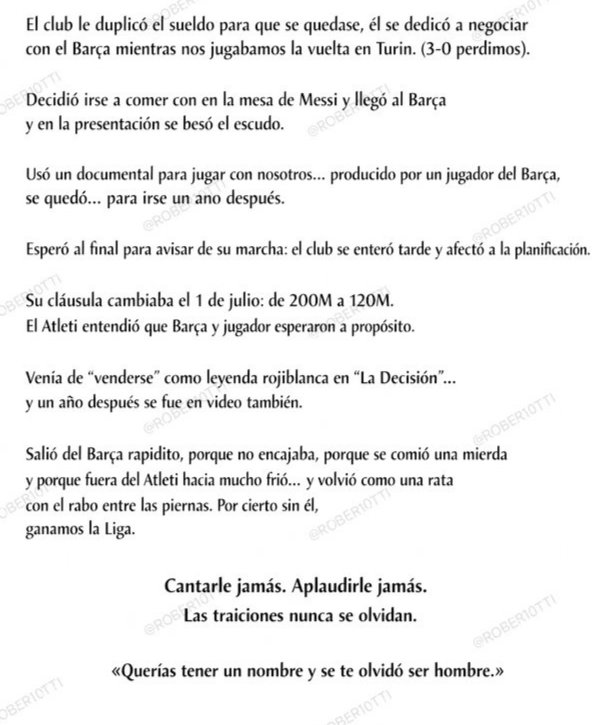 Roberto Totti tweet media