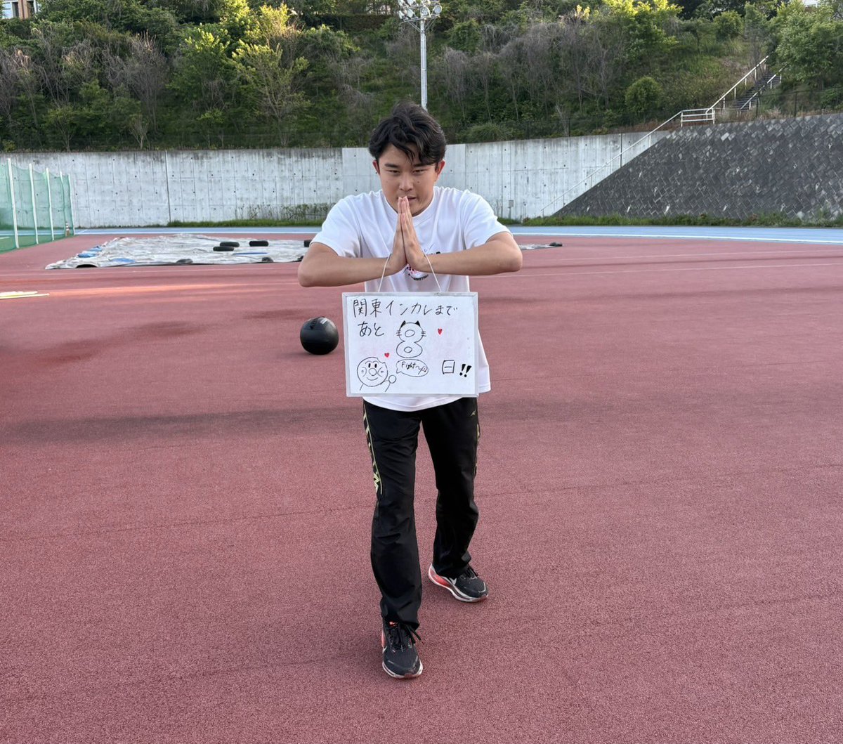 TeikyoTF's tweet photo. 【関東インカレ】あと8日

3年連続出場選手です✨

○男子走高跳
龍﨑 裕飛(3)

一言｢等価交換だ！！｣

※Instagramに別カット載せてあります📸
是非チェックお願いします🌟 https://t.co/dH6ApfctfA