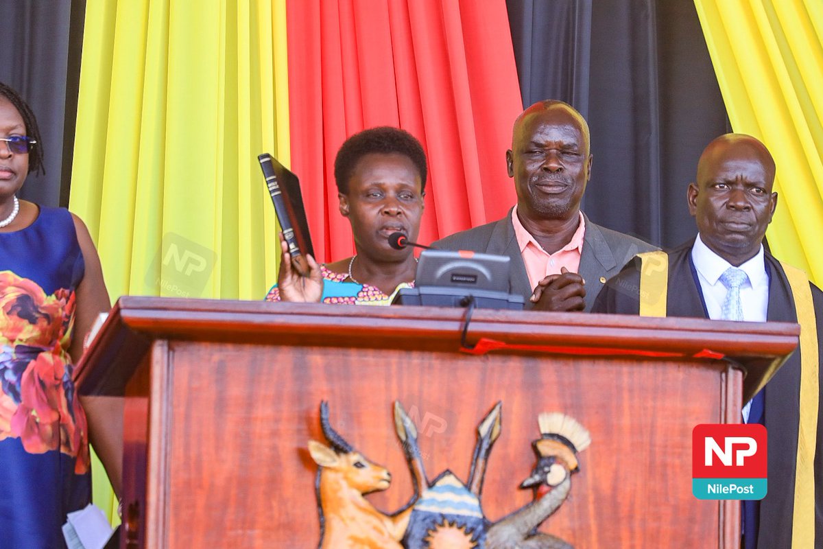The vice president of Uganda H.E. @jessica_alupo has been sworn in as ...