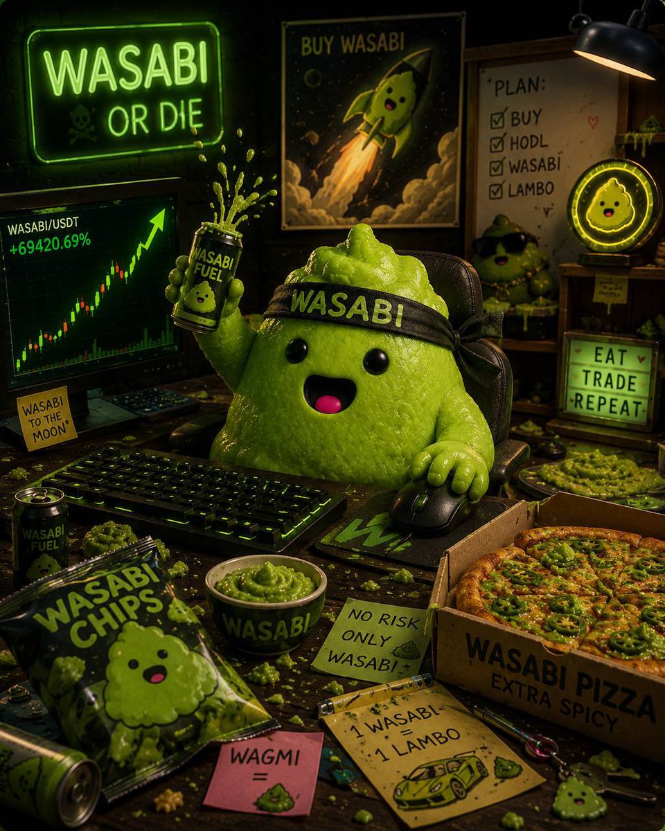 Dante73311's tweet photo. @coinmun G $wasabi https://t.co/rKZVHOXeLh