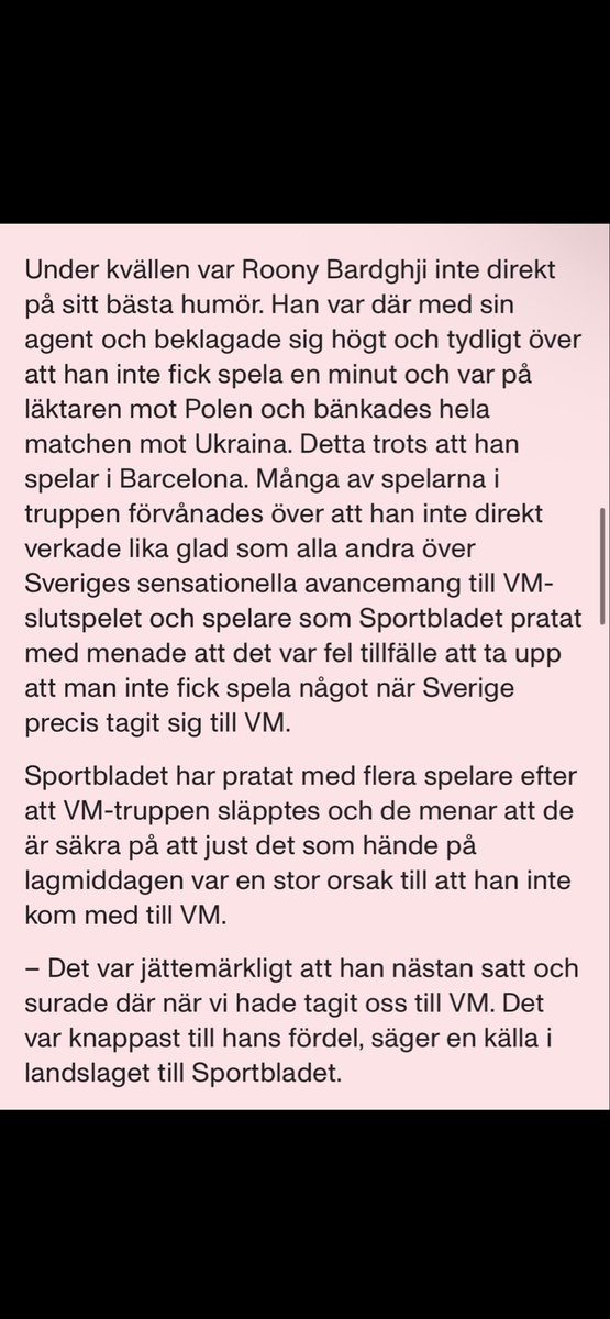 Tompa75's tweet photo. @LeonardJN Han bygger ett lag.  Den här snubben har inget i ett lagbygge att göra.  Han kan vara kvar i Barca för i landslaget passar han inte. https://t.co/CfjMiSJGkd