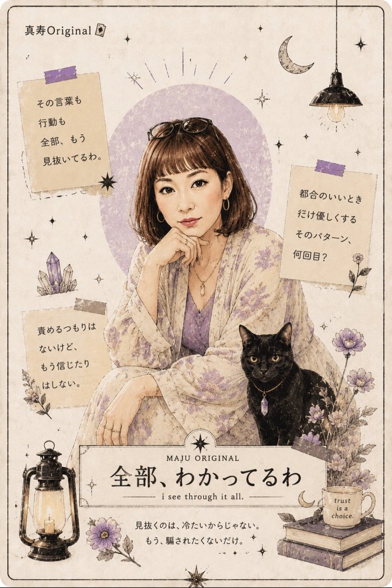プラタ真寿 Maju🩵 原宿ほしよみ堂🌿電話占いヴェルニ📞 tweet media