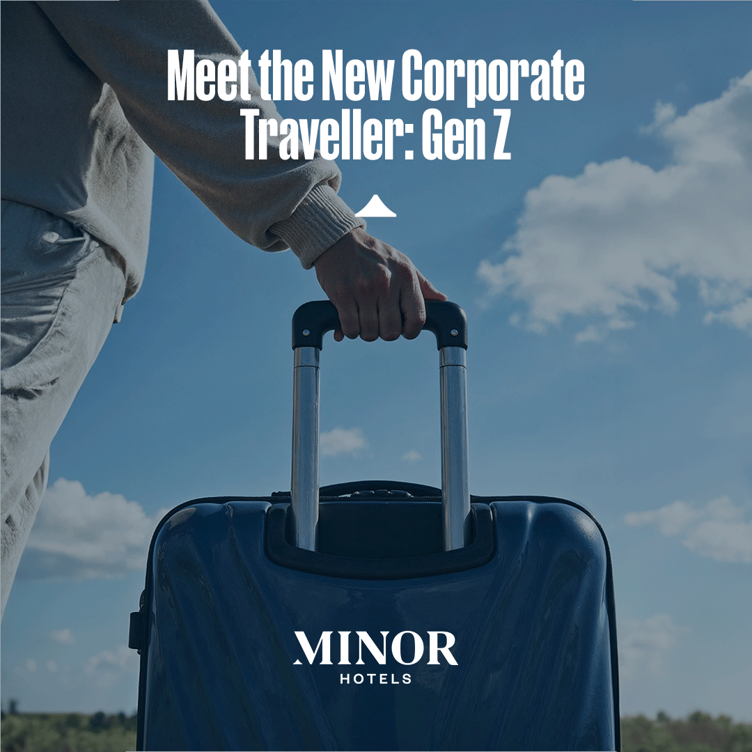 MinorPRO_'s tweet photo. Gen Z is reshaping corporate travel with expectations rooted in speed, flexibility, and mobile‑first experiences 📱​
Companies that adapt will stay ahead in talent attraction and traveller satisfaction 🌍​

Discover our world at @MinorHotels #MinorPRO https://t.co/IkVUlLPvJE