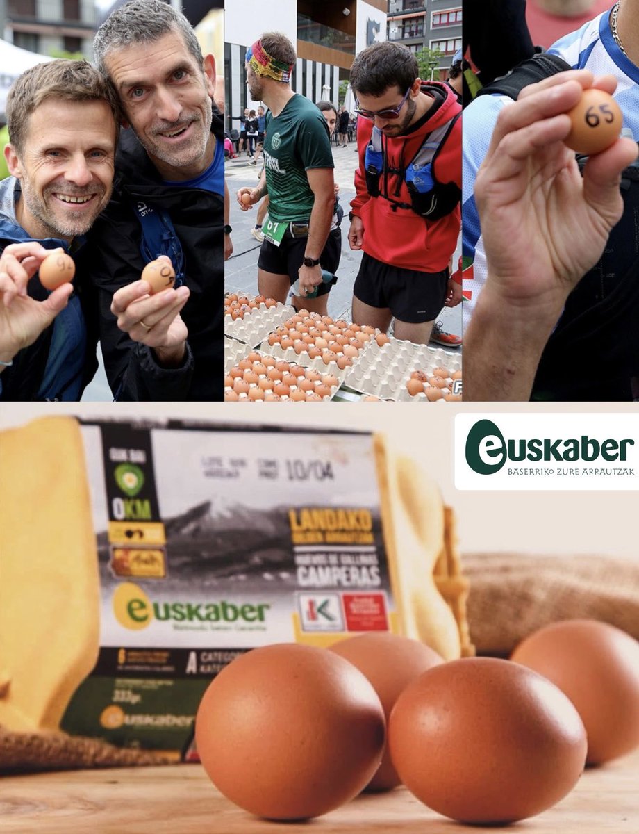 mendilasterketa's tweet photo. Euskaberren ARRAUTZAREN ERRONKA!!🥚🥚

🟢 Irteeran arrautza hartu eta lehen tontorrera, Ausa Gazteluko puntara, osorik eramaten duten lasterkarien artean URTE GUZTIRAKO ARRAUTZEN SARIA zozketatuko da!!

2 lasterketetako lasterkariek parte hartu ahal izango dute!!😉
Animatu!! https://t.co/hfFsginZ2y