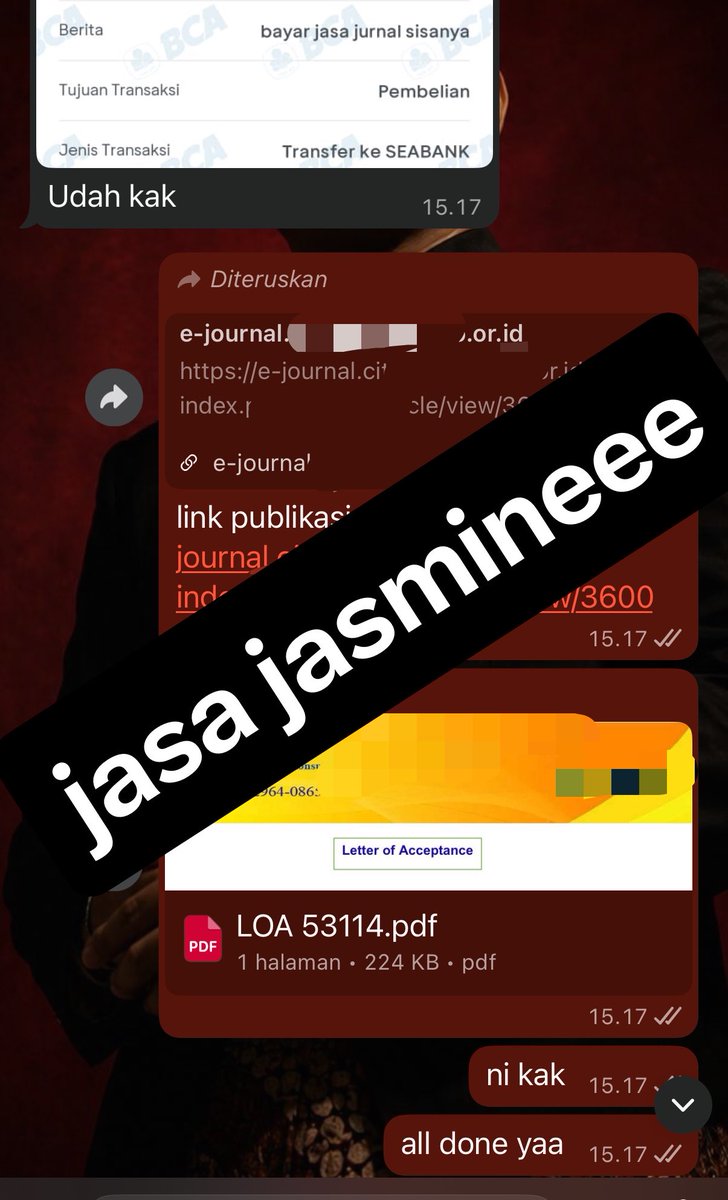 sucimaghfi04's tweet photo. testimoni publish jurnal sinta 4 lagi edisi mei only 1jt🫰🏼 
#zonauangㅤ 
#jurnalsinta https://t.co/kedWhkxY9L