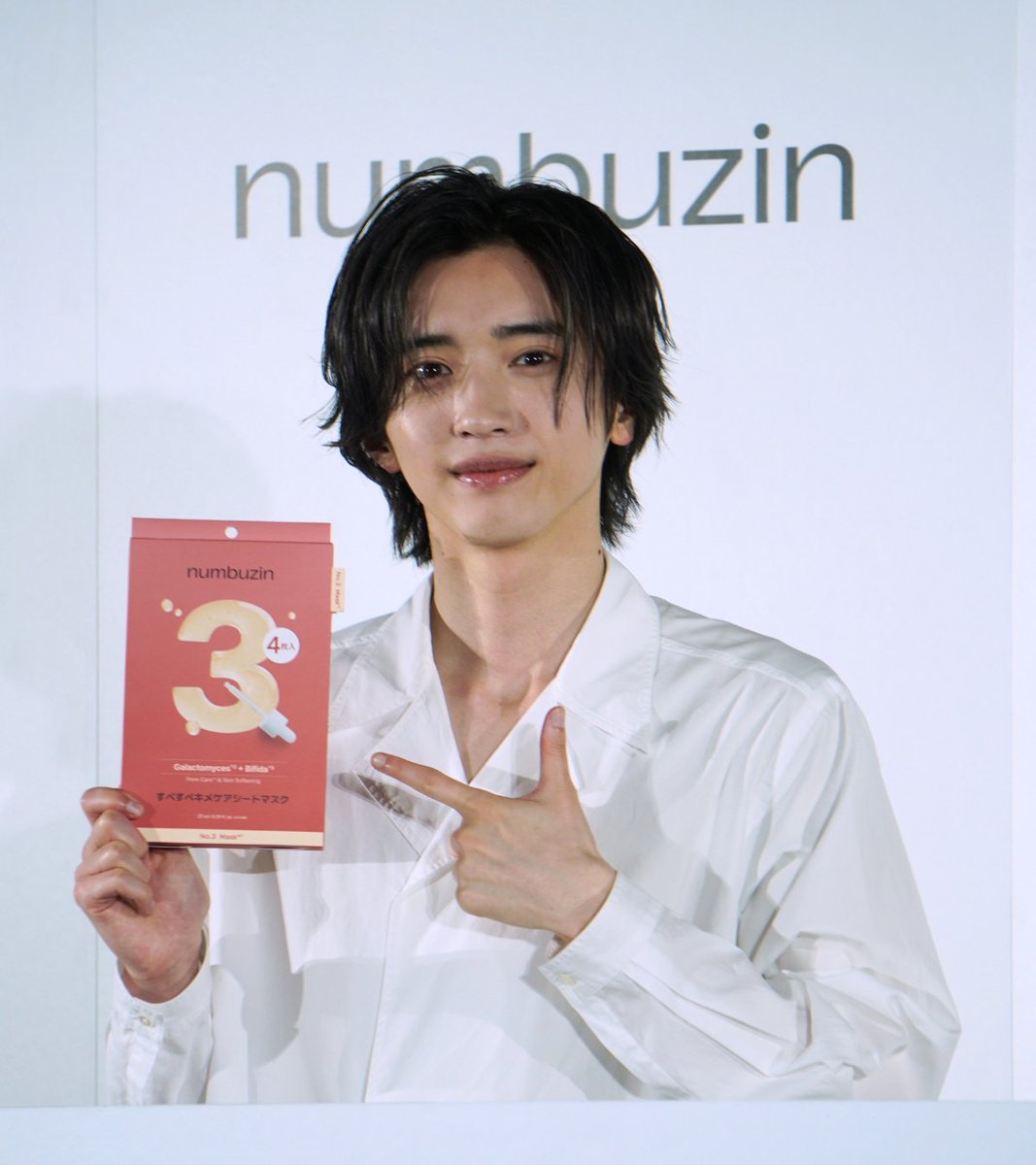 なにわ男子(はっすん担用) なにわ男子 #道枝駿佑 さんが ナンバーズイン(numbuzin)の新TVCM発表会