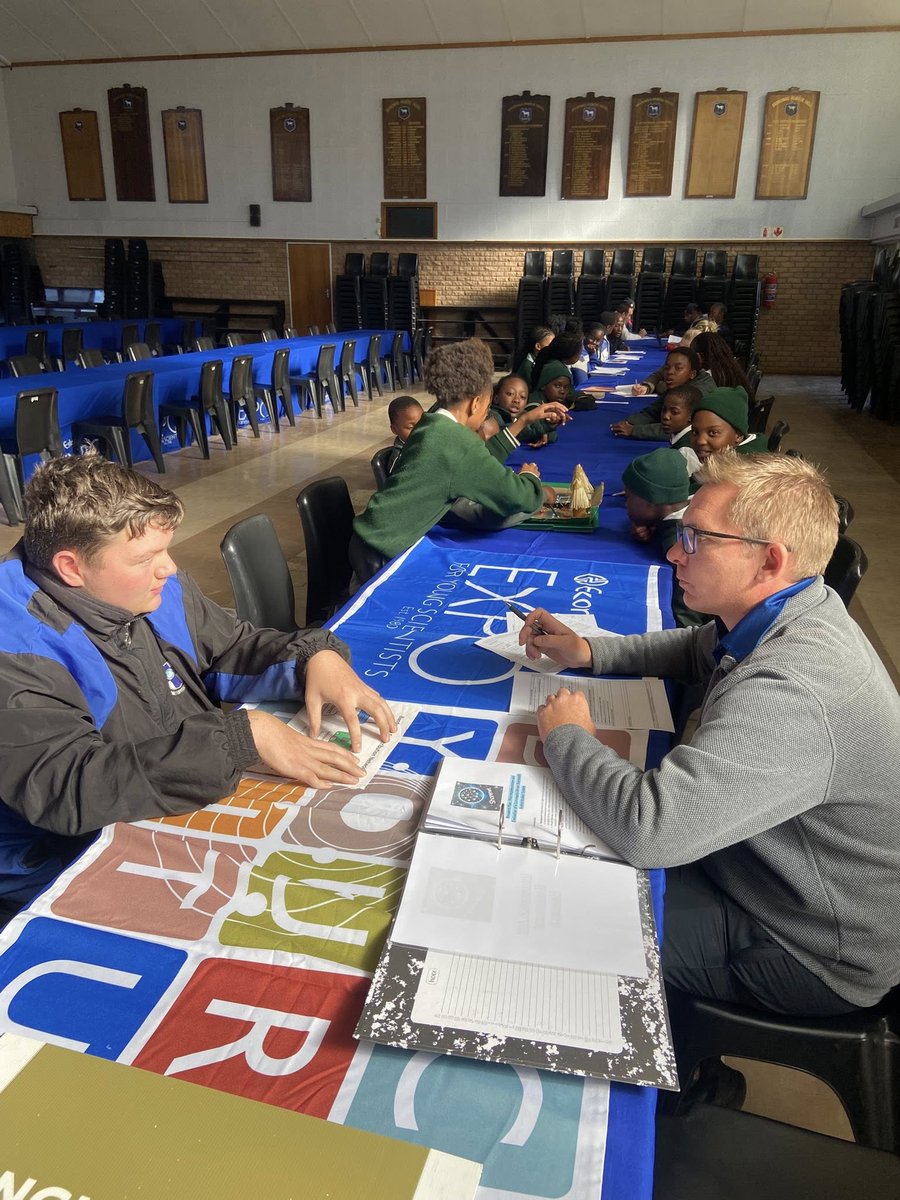 Exposcience's tweet photo. The Eskom Expo for Young Scientists has launched its series of district expos across South Africa.

These events are aimed at increasing student participation and improve the quality of research projects before the regional science fairs begin in July. They’re the first stage for participants.

“I also, like to refer to Bloemfontein region as the genius incubator. We do get a lot of good projects from our region,” said Bloemfontein regional science fair director Renier Watson. “I always like to tell the learners that we prefer too simple projects because learners tend to think too big, something that is not always viable.”

Listen here: https://t.co/R1xntWbXT5 via @OFMNuus 

#InTheNews #DiscoverEskomExpo #STEMeducation #STEMI #YoungScientists
