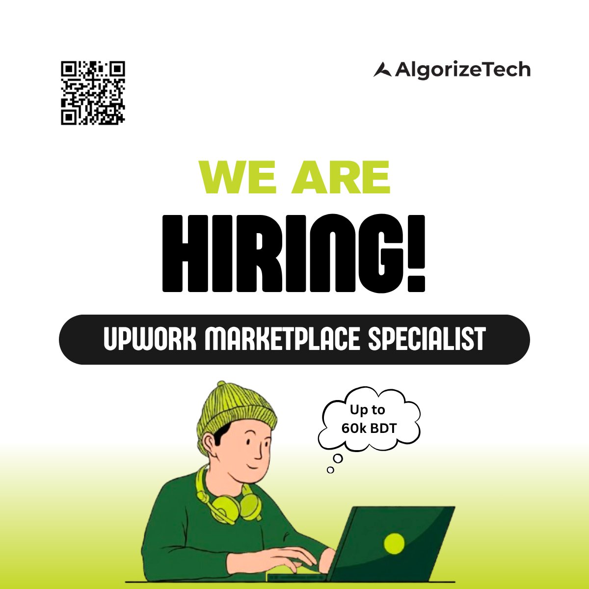 AlgorizeTech's tweet photo. we’re hiring an upwork marketplace specialist (business dev) 🚀

remote | flexible | up to 60k bdt + incentives

refer the right candidate &amp; earn 5,000 bdt 🎁

Apply link in comments

#Hiring #Upwork #RemoteJobs #BusinessDevelopment #Sales #LeadGeneration https://t.co/KsaR2bhyqN