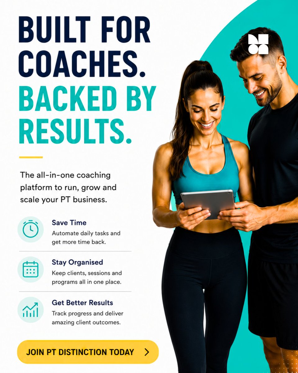 PTDistinction's tweet photo. Ready to grow your coaching business without the chaos? 💪

PT Distinction puts workouts, check-ins, messaging &amp; progress tracking all in one place.

Less admin. Better coaching. Happier clients.

👉 Start your free trial today

#PTDistinction #OnlineCoach #FitnessBusiness https://t.co/hEyp2ww0y8