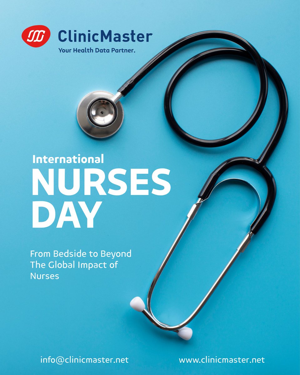 clinicmaster's tweet photo. A day late but no less grateful: Happy International Nurses Day to the nursing champions. ClinicMaster's EMR streamlines workflows so you focus on care.  #NursesDay #HealthTechUG #ClinicMaster #who #ministryofhealthuganda #UNICEF #TMR https://t.co/6RffbNOpp2