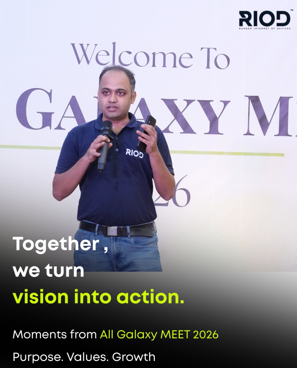 riodlogic's tweet photo. Together, we turn vision into action.

Moments from All Galaxy MEET 2026 reminded us of the power of purpose, shared values, collaboration, and growth as one team.

#RIOD #AllGalaxyMeet2026 #TeamRIOD #CompanyCulture #Leadership #Teamwork #VisionToAction #GrowthMindset https://t.co/w9Sx024wrl