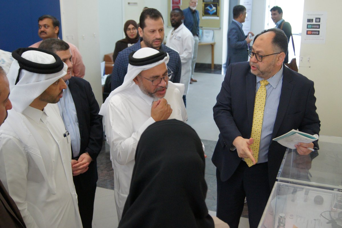CAM_Qatar's tweet photo. This was followed by a tour of CAM laboratories, where we showcased our latest research products and prototypes, highlighting the ongoing efforts of our team in advancing materials science and engineering. https://t.co/VhMJ7CqGNM