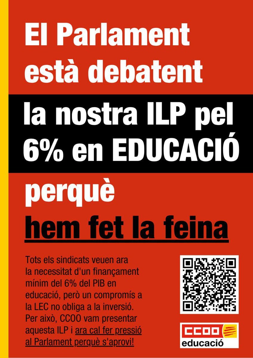 CCOO Educació tweet media
