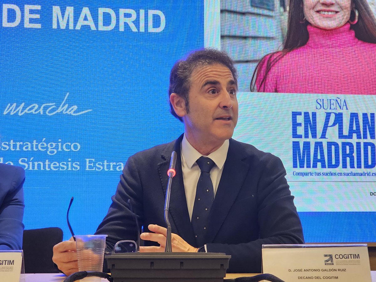 cogitimadrid's tweet photo. 🔴 Presentación borrador Plan Estratégico Municipal en #COGITIM/ @ToniGaldonRuiz, decano @cogitimadrid, presenta la jornada destacando el papel clave de la #ingeniería y el conocimiento técnico para construir #ciudades más #sostenibles, #resilientes y centradas en las personas. https://t.co/woMJpfPhy8