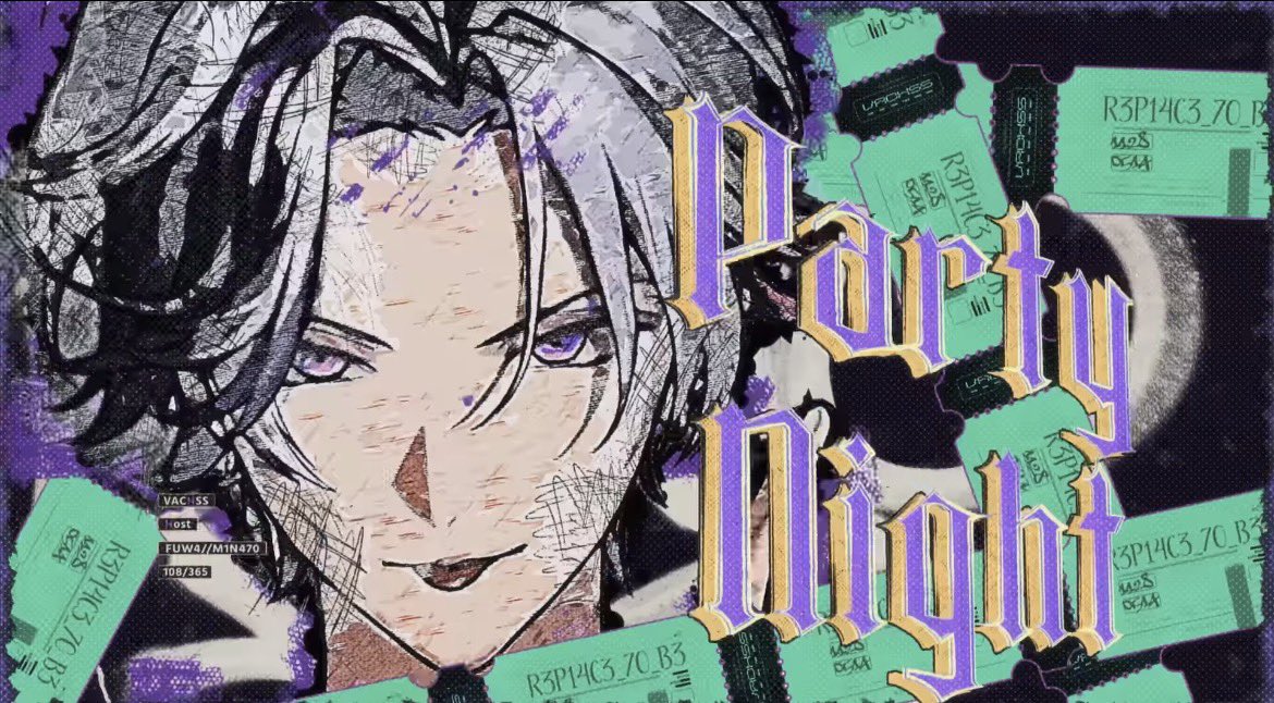 seme4_KFIR's tweet photo. 【VACHSS 不破湊のパートを口ずさむ葛葉】

🎲「1パーティーだから」

🗝️💸「ONE PartyNight  PartyNight 」

🎲「どいつもこいつも無い 張〜り合い」

ふわっちのパート歌う葛葉見れるの激アツでは....！！！！
そんな明日はもうVACHSSのLIVE当日 楽しみだあああ https://t.co/7j2Ar7VMDu