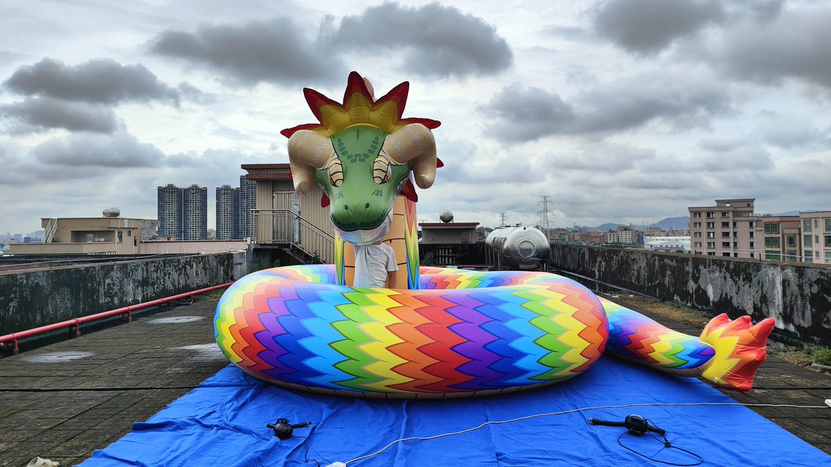 BeiLeInflatabl1's tweet photo. A beautiful colorful inflatable snake, it looks so bright.
#inflatable 
#snake 
#animal https://t.co/UtBQY3fByU
