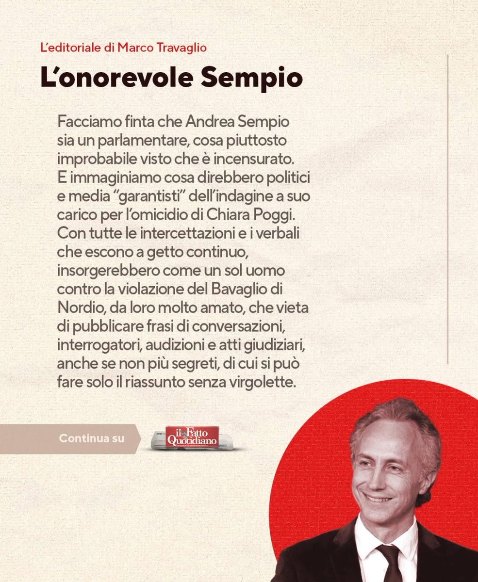 Marco Travaglio tweet media