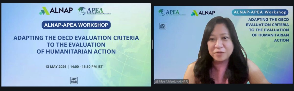 Asia Pacific Evaluation Association tweet media