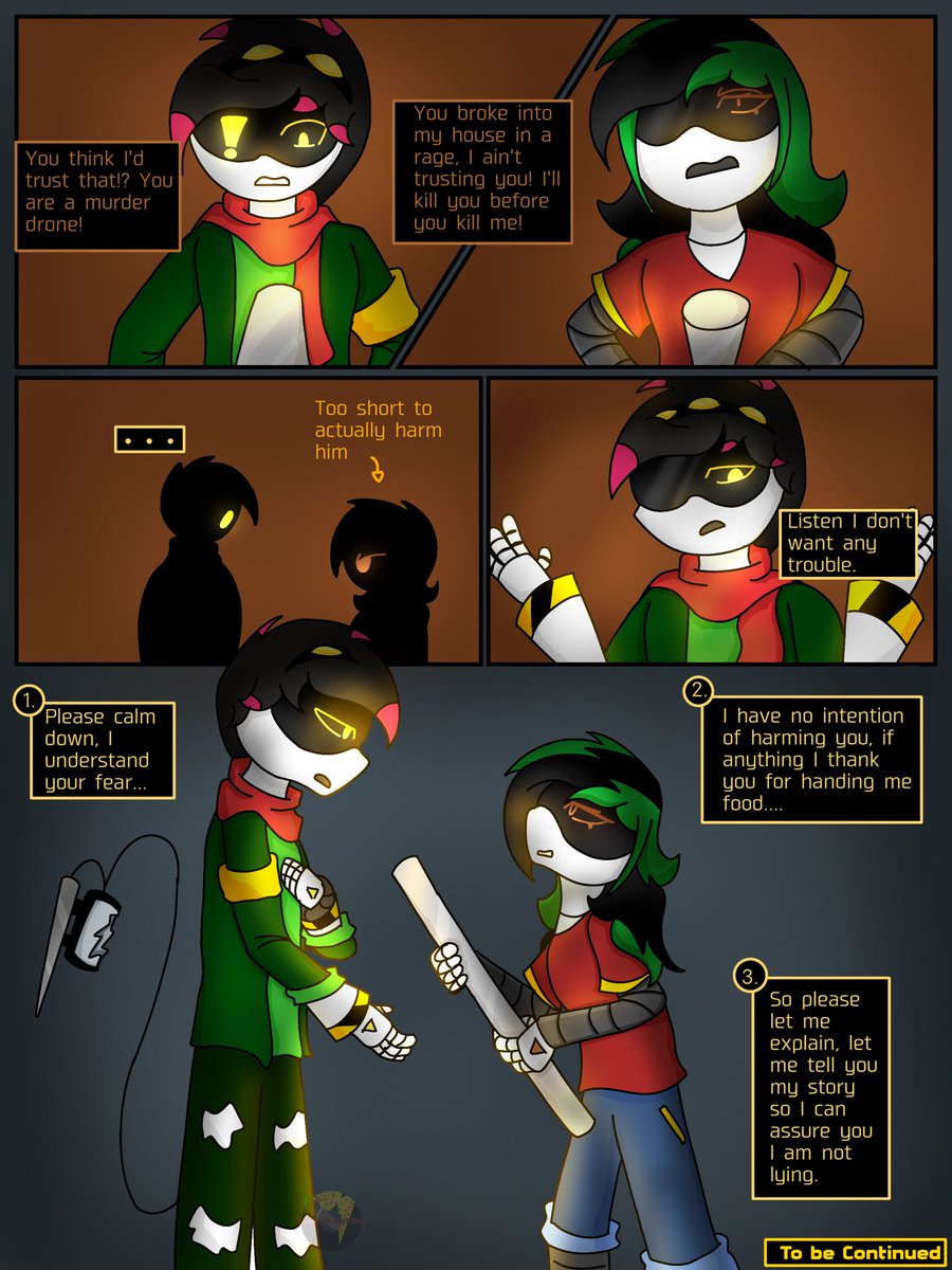 DonutsAreMine's tweet photo. MD comic MD: Broken Perceptions
Chapter 1 part 2
Enjoy!
#murderdrones #MDbrokenperceptions #mdcomic https://t.co/dY5qyDtEah