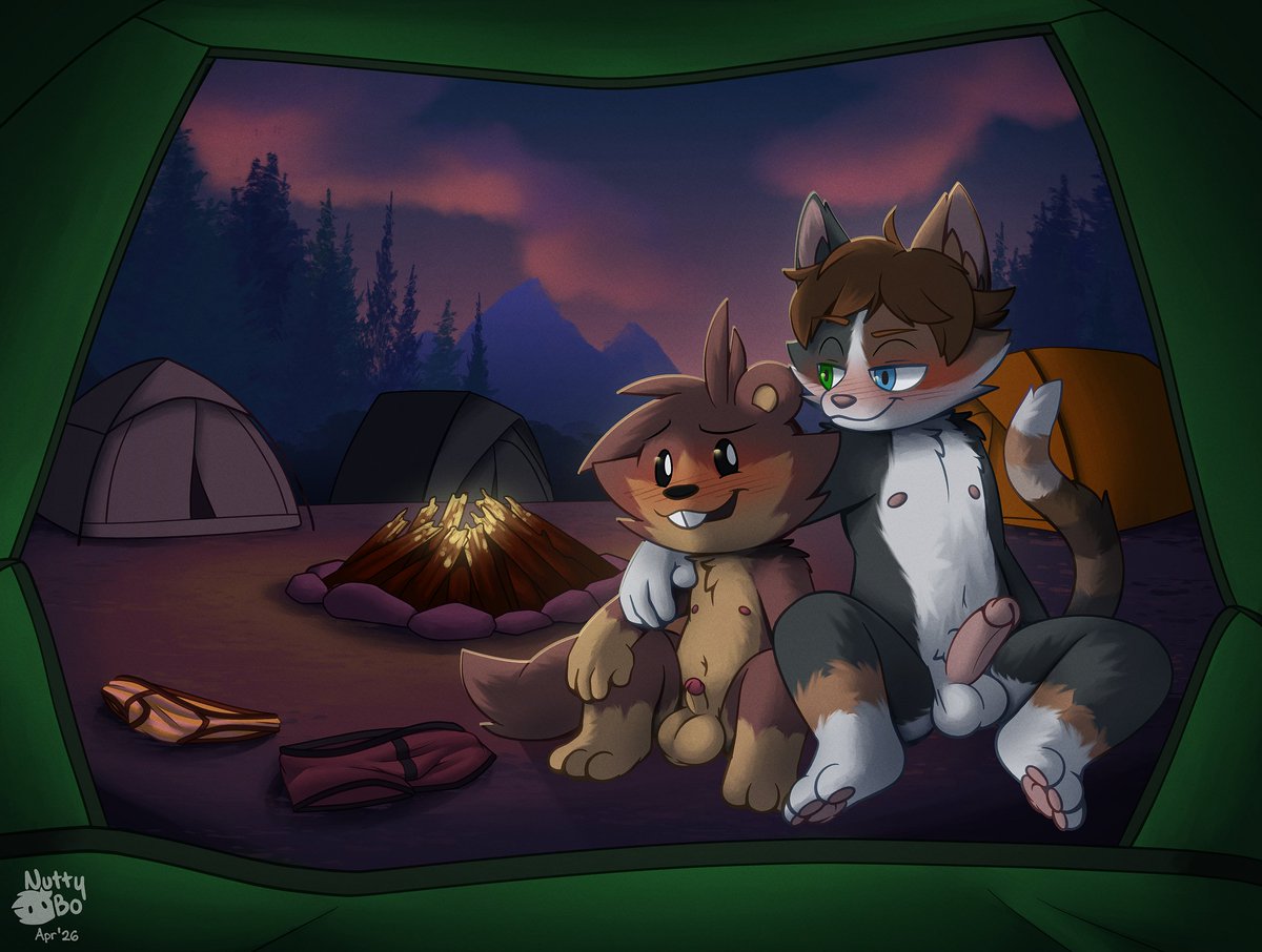 nutty_bo's tweet photo. getting natural in nature, just make sure you dont get spotted. comm for @lil_shadow59 ! https://t.co/LfDyNoOkSg