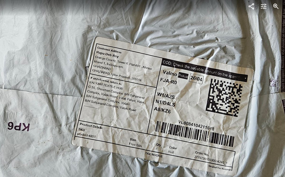 datepuru's tweet photo. More serious aspect that the packet was neatly wrapped one in one 3 other Meesho printed bags https://t.co/xAo2C95XIn