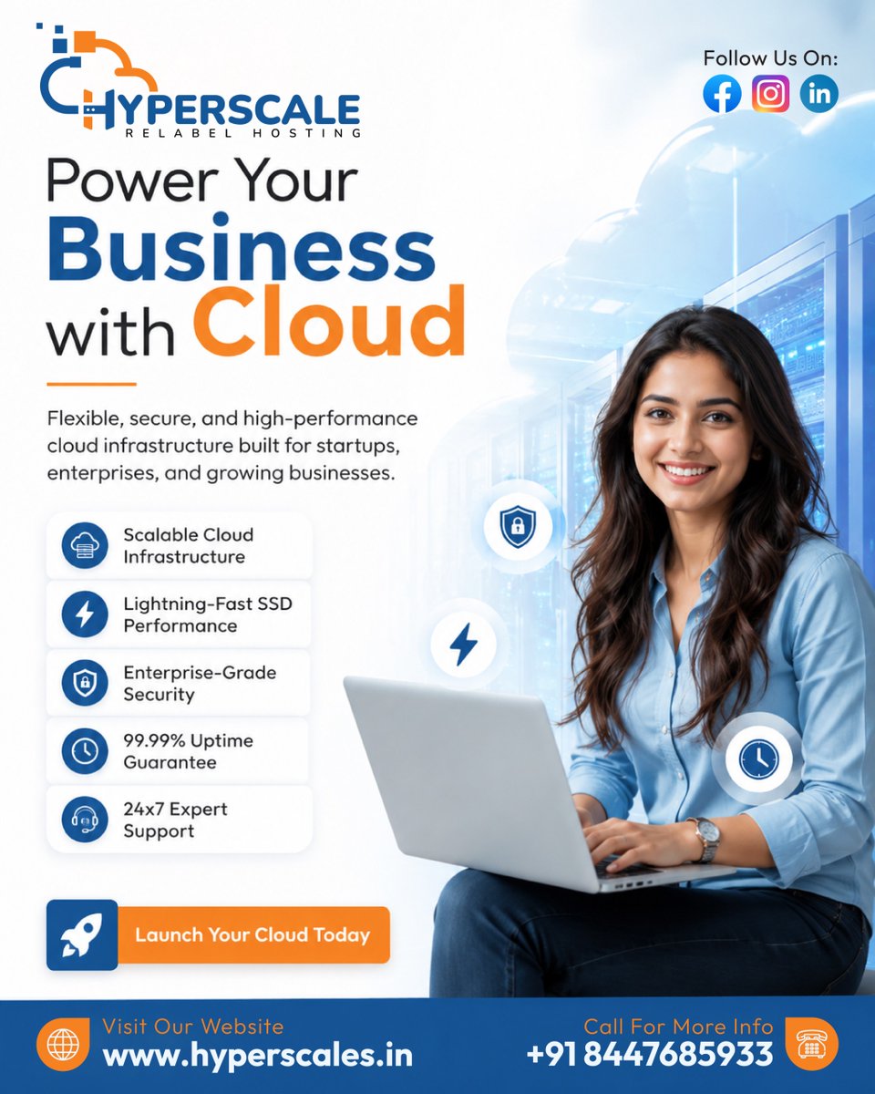 ScaleHyper14707's tweet photo. Flexible, secure, and high-performance cloud infrastructure designed for startups, enterprises, and growing businesses. Experience faster performance, reliable uptime, and secure cloud hosting with Hyperscale.

🚀 Launch Your Cloud Today

🌐 https://t.co/i1zPUnYvOc

#CloudHosting https://t.co/C4pl0jIt1W