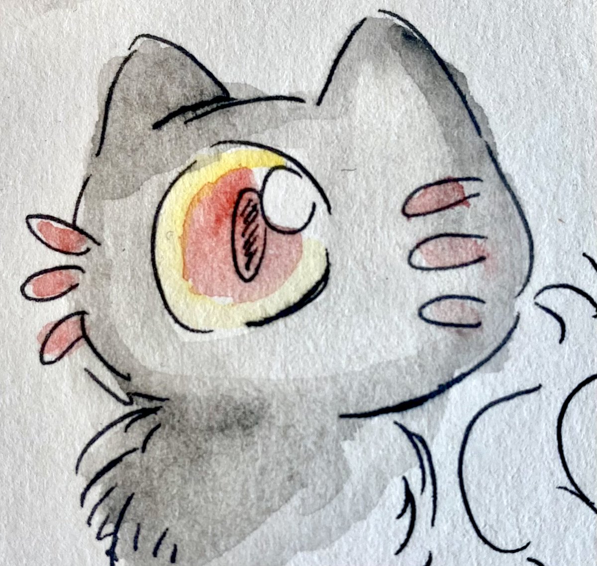 LowaHero's tweet photo. Small gouache doodles! Realized that this is the same person who farts whenever they speak on Dani’s island. https://t.co/arqVc7s0bP