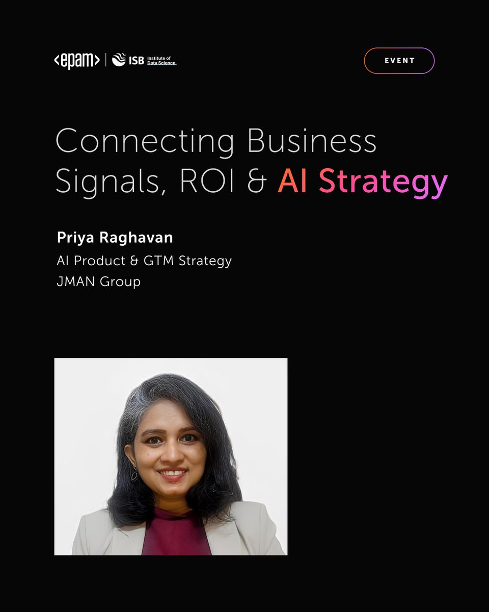 EPAM_India's tweet photo. #EPAMIndia is excited to be part of #ProdVerse2026 alongside #JMANGroup and the broader #ProductCommunity for an engaging half-day of expert-led #discussions, live #audience #Q&amp;A and #networking.
Register now: https://t.co/xmCIRxw0ak
#EPAM #AIStrategy #AIGovernance #ResponsibleAI https://t.co/xy3nJtNieD