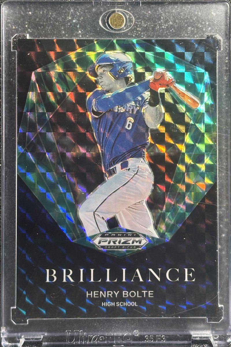PistolTweet877's tweet photo. Henry Bolte 2022 Prizm Draft Picks Brilliance Black Finite 1/1 🔥🖤💎 https://t.co/euoZib2Cbs