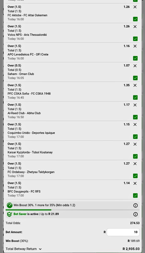 waalyd's tweet photo. 🤺 Wednesday Games 13/05/25 🌧️

📝 BW55A901B4

📈 270 Odds

⚽ Over 0.5/1.5 Goals

🏟️ 30 Games

✈️ 12:00 Kick Off https://t.co/lONUmiHXQk