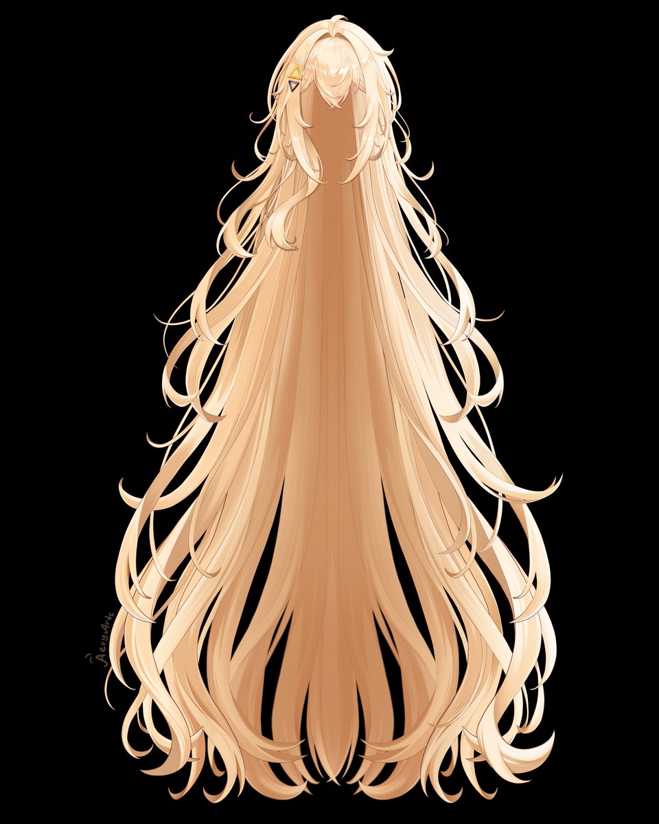 AeryArts's tweet photo. Vtuber long back hairs! Working on the hairstyles is probably my favourite part https://t.co/7g3XoswA8Z