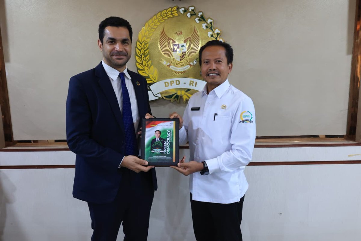 SabharwalGita's tweet photo. Productive and substantive discussions with Bapak Empi Muslion and colleagues from @DPDRI on deepening collaboration with @UNinIndonesia. Working from a shared commitment to structured, practical engagement- leveraging partnerships to support regional development, scale solutions, and highlight Indonesia���s leadership and innovation.