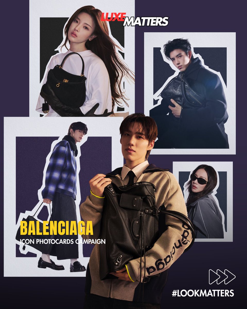 luxemattersth's tweet photo. #LOOKMATTERS แคมเปญใหม่ของ BALENCIAGA “ICON PHOTOCARDS CAMPAIGN” ถ่ายทอดคอลเลกกชั่นกระเป๋าและเสื้อผ้า Ready-to-wear ผ่านมุมมองของช่างภาพ Hannah Moon กับการออกแบบของ Pierpaolo Piccioli
#PPKritt
#Balenciga
#PierpaoloPiccioli
#LUXEMATTERS
https://t.co/gxxfb3ZkIj https://t.co/3t8IiTdqrw