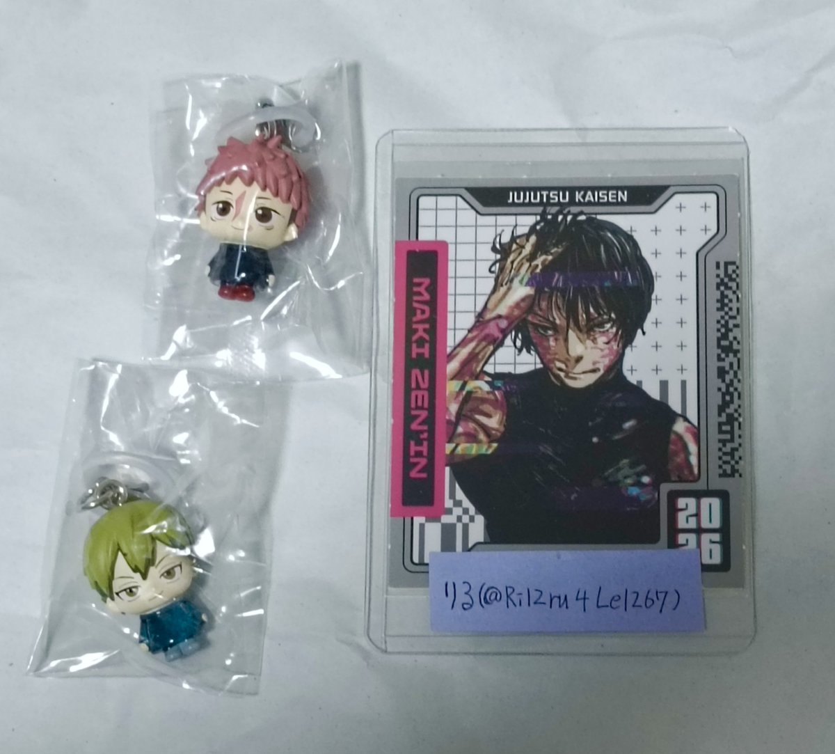 Ri12ru4Le1267's tweet photo. 【交換】
呪術廻戦 めじるしアクセサリー

譲┆虎杖 直哉

求┆伏黒

※初期不良あり(画像3枚目参照)
※身内代理で求めております
※郵送のみ

検索からでもお気軽にお声掛けください🙇🏻‍♀ https://t.co/xEaEUGNSny