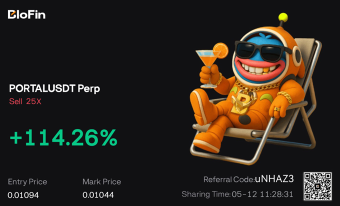 AdamPope4828's tweet photo. This was a great PORTAL short limit trade from @cryptochiefss AI @ChiefraFba https://t.co/rutWQUoxKc