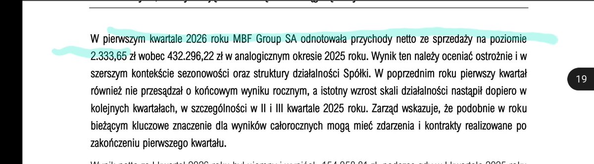 RafSkrzypczyk's tweet photo. #mbfgroup po tych wynikach wszystko wskazuje na to, ze wskaźnik espi/przychod na nowym ATH. 😂 https://t.co/VRhY4oZClM
