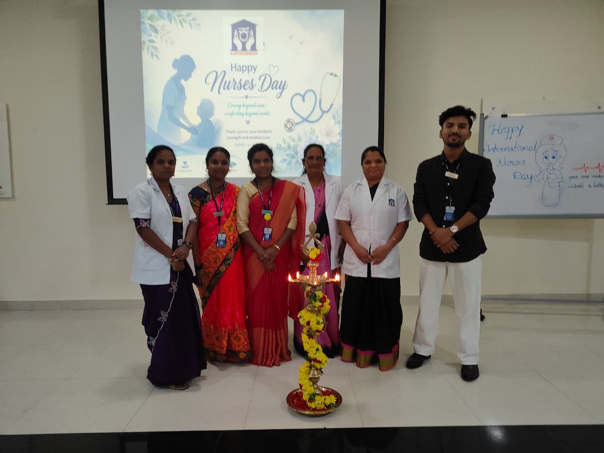 Karunashraya's tweet photo. Celebrating International Nurses Day 2026 at Karunashraya!

Honouring our incredible nurses whose compassion, dedication, and care bring comfort and dignity to patients and families every day. Thank you for your selfless service and unwavering support.

#InternationalNursesDay https://t.co/PfgxeDga2v