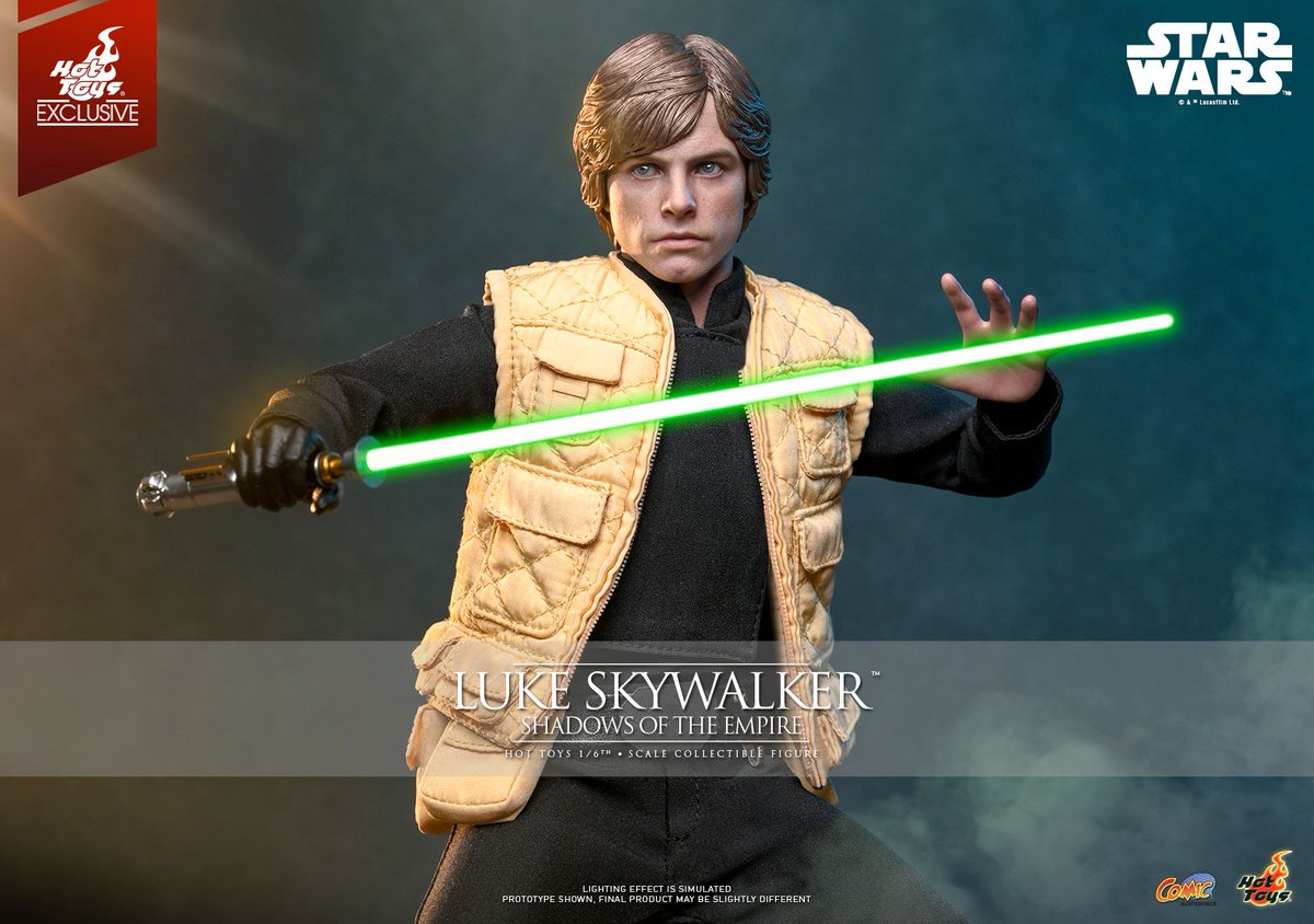 preterniadotcom's tweet photo. Hot Toys Star Wars 1/6 Scale Luke Skywalker (Shadows of the Empire). https://t.co/JVYIN1oJ62
