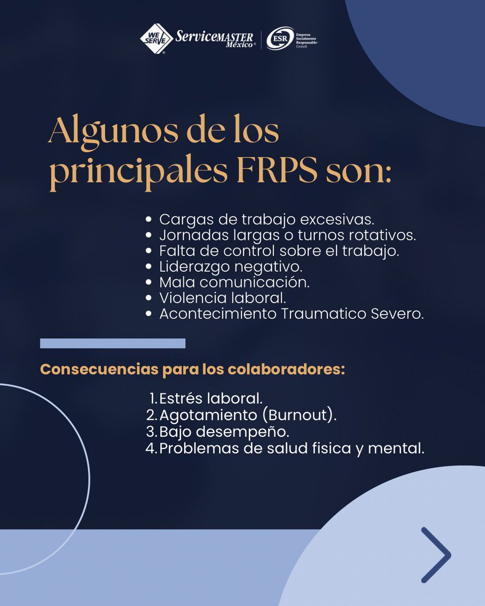 ServiceMasterM7's tweet photo. ¿Qué es la #NOM035? 🧐 Es la norma que protege tu salud mental en el trabajo. En ServiceMASTER México la aplicamos para prevenir el riesgo psicosocial y fomentar un entorno saludable. 🧠🛡️

¡Porque tu tranquilidad no tiene precio! ✅🚀

#Bienestar #SaludPública #ESR #México https://t.co/H6WeulXUBH