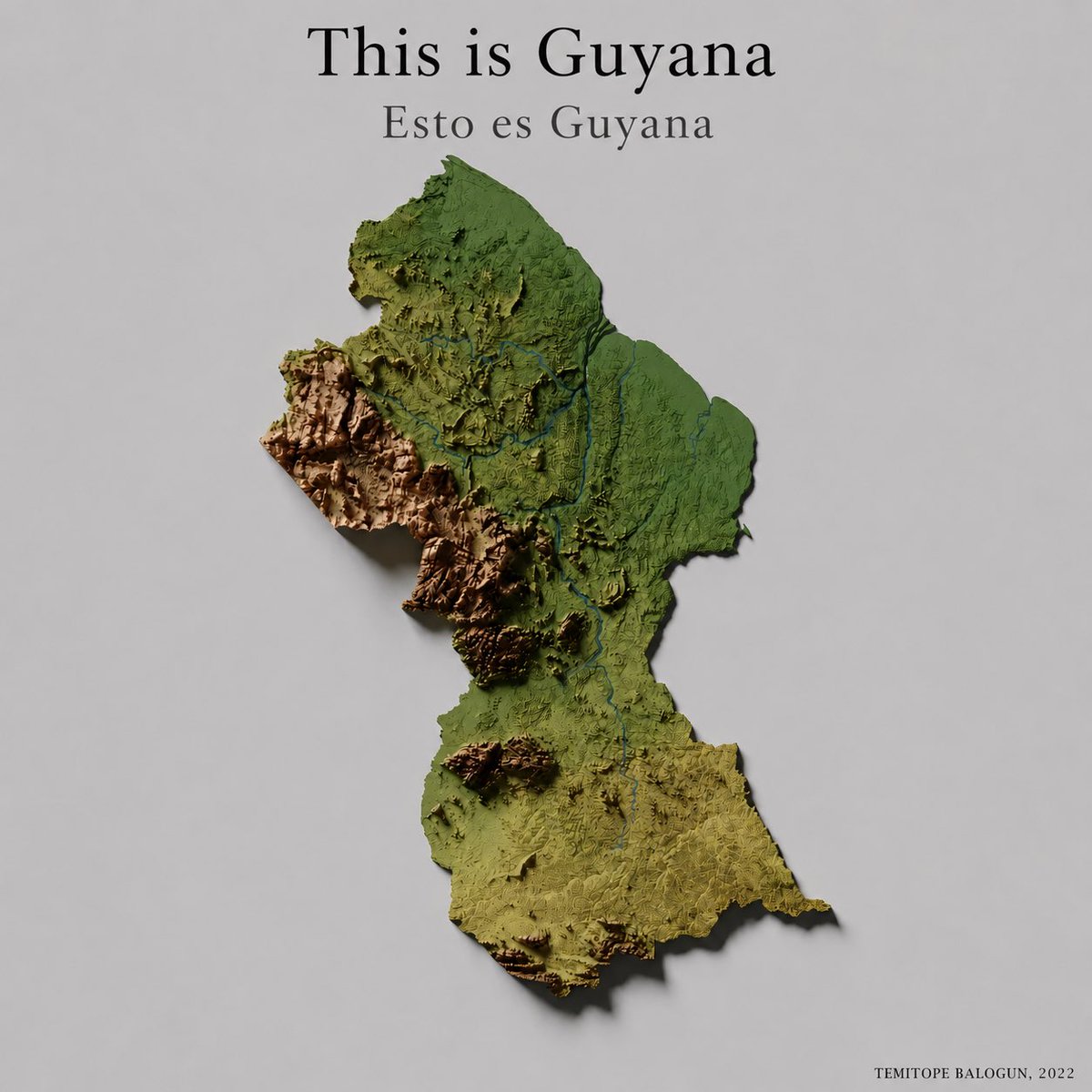 Maps of Guyana tweet media