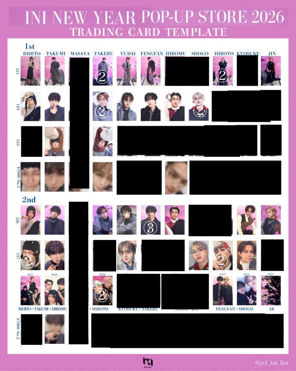 _mini_0614's tweet photo. INI POPUP STORE 2026 
ポップアップ 109
【譲】
ラントレ→画像

7000円トレカ
第1弾 池﨑 後藤 髙塚

アクリルキーホルダー 池﨑 松田

ピンバッジ 許

ネームキーホルダー 池﨑 後藤

【求】尾崎

郵送、名古屋
アフパ、オフラ関西受け渡し
#INI交換
佐野田島西藤牧 https://t.co/r2dT68wGdz
