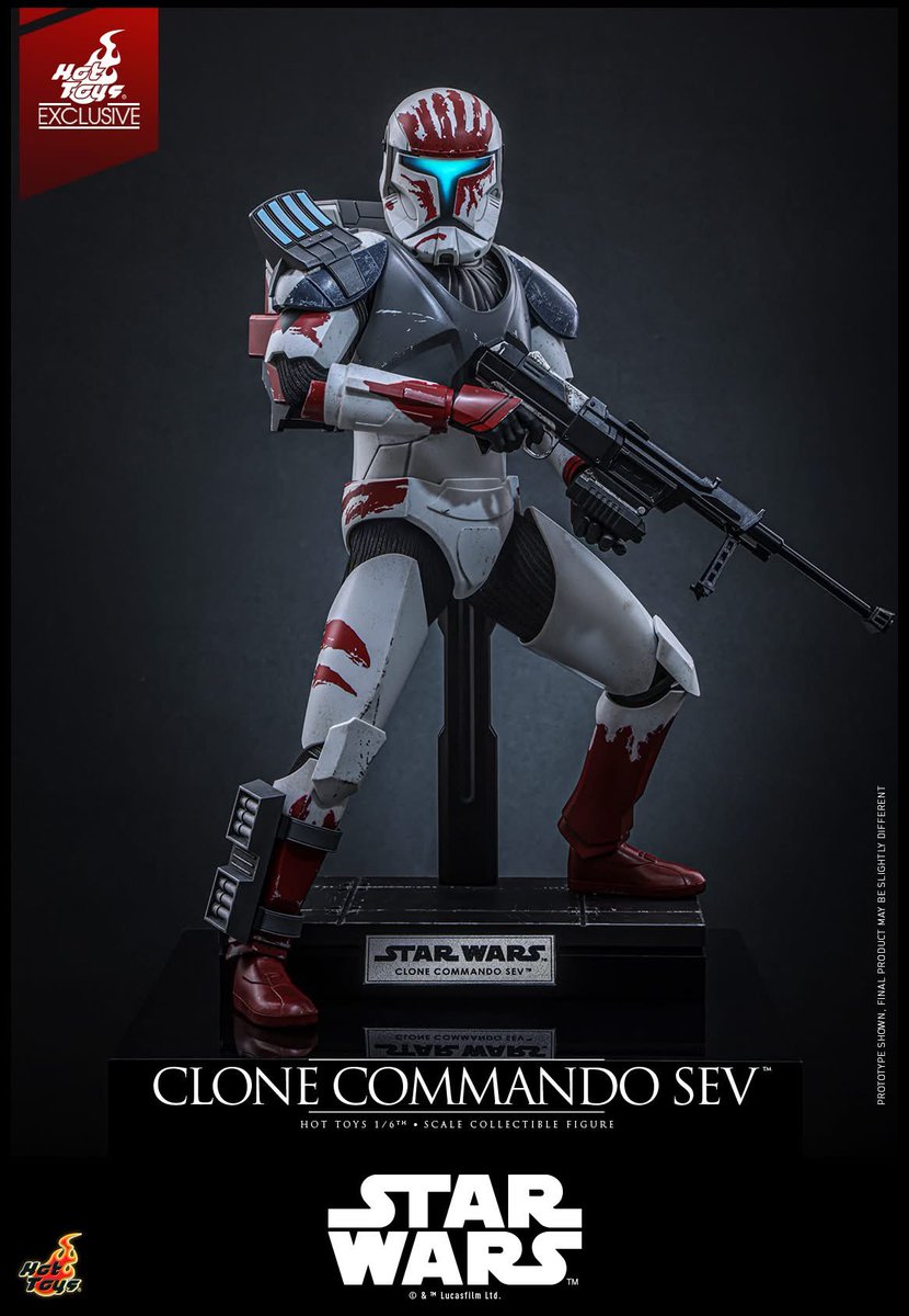 6thscale_KaWu's tweet photo. 【Star Wars: The Clone Wars™ - 1/6th scale Clone Commando Sev™ Collectible Figure [Hot Toys Exclusive]】

New announcement!

Part 3

#CloneCommandoSev #StarWars #TheCloneWars #HotToysCollectibles #HotToysExclusive https://t.co/IWRPLby2Fj