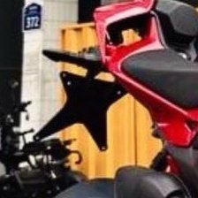 Jungkook's bike having a star license plate. He really is baby star candy supreme